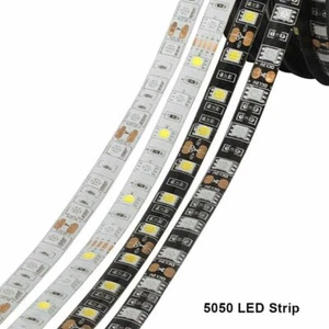 DC 12V 1m 5m SMD 5050 RGB LED Strip Waterproof 300LED RGB RGBW LED Light Strips - Picture 1 of 12