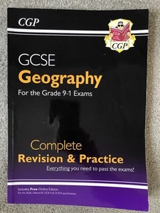 CGP GCSE Geography (Grade 9-1) Complete Revision & Practice - Picture 1 of 1