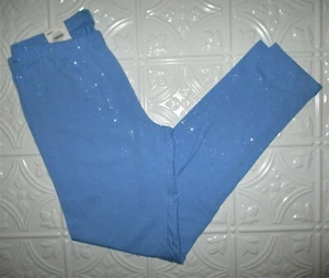 SO Perfectly Core Legging Blue With Silver Sparkles Girls Size XL 16 NWT - Picture 1 of 2