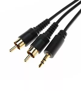 Onn ONA14TA039 Y Cavo audio 7 piedi con connettori placcati oro 7 piedi - Nero - Foto 1 di 4