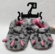 Wonder Nation Baby Girls Monster Claw Bootie Slippers Size 4 (6-12 Months)/New
