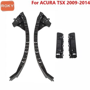 For ACURA TSX 2009-2014 Headlight Bracket Bumper Front 4PC Beam Mount Support - Picture 1 of 2