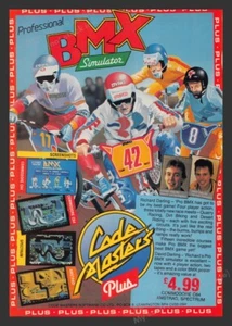 1988 U.K. Exclusive Pro BMX  David & Richard Darling Video Game Print Ad - Picture 1 of 1