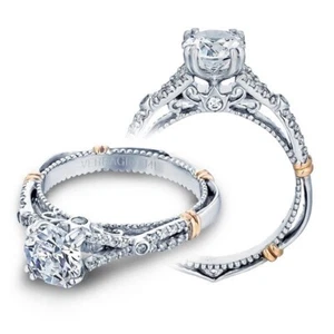 Verragio Engagement Ring 14K WG/RG 6.25 - Picture 1 of 3