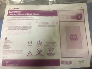 (CASO DE 12) Cardinal 29416 Convertidores de Salud Tiburón Bilateral Extremidad Cortina HOJA - Imagen 1 de 4