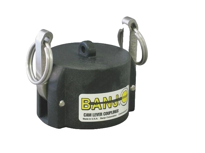 BANJO 100125CAP Banjo 1" Poly Cap Male Adapter Fits 1" & 1-1/4" Cam Lever - Изображение 1 из 1