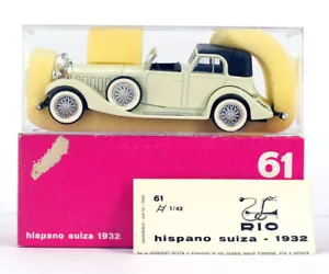 RIO ITALY 61 1/43 1:43 Hispano Suiza , 1932 - Picture 1 of 2