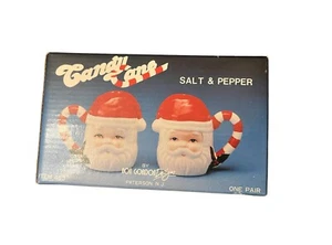 Vintage Santa Claus Head Salt & Pepper Shakers By Ron Gordon USA Made - Picture 1 of 3