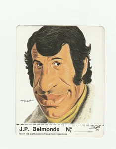 Jean Paul Belmondo Aufkleber Wettbewerb 1974 sehr guter Zustand - Bild 1 von 2