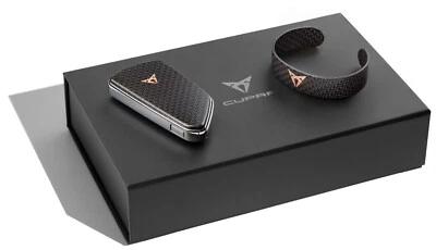 MEMBER BOX CUPRA BRACCIALE + COVER KEY CARBONIO ACCESSORIO ORIGINALE NUOVO NOCOD