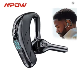 Mpow X13 Single Bluetooth Earphones Bass Earbuds Sport Wireless Handsfree - Zdjęcie 1 z 3