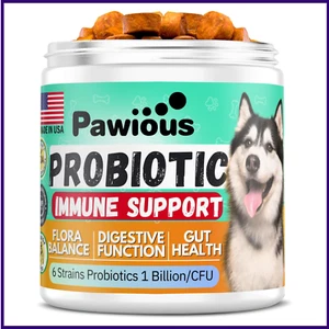 Probiotics for Dogs Digestive Enzymes Gut Flora, Digestive Health Immune System - Picture 1 of 7