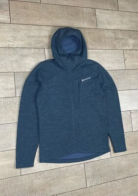 Sudadera con capucha Montane azul con cremallera completa para hombre - talla pequeña S Foto 1 de 4