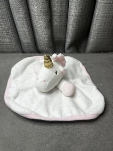 Cloud Island Unicorn Lovey Security Blanket Plush Terry Cloth Pink White 2019 - Picture 1 of 8