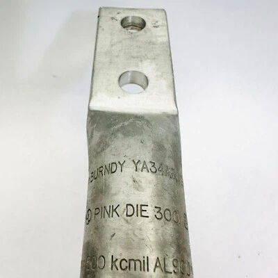 BURNDY YA34A3UG TWO HOLE LUG COMPRESS CONNECT - Image 1 of 3