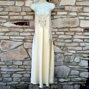 Eve Stillman Nightgown Negligee Womens S Ivory Spaghetti Straps Lace Bridal NWT - Picture 1 of 7