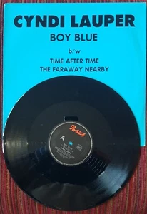 CYNDI LAUPER BOY BLUE VERY RARE 3-TRACK 12 INCH AUSTRALIA PROMO COPY, FROM 1987 - Picture 1 of 2