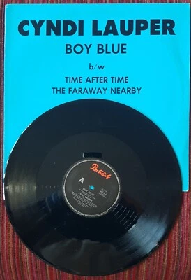 CYNDI LAUPER BOY BLUE VERY RARE 3-TRACK 12 INCH AUSTRALIA PROMO COPY, FROM 1987 - Image 1 of 2