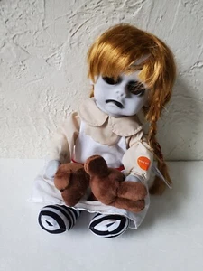 Haunted Hollow Animatronic Talking Girl Tearing Off Teddy Bear Head WATCH VIDEO! - Picture 1 of 4