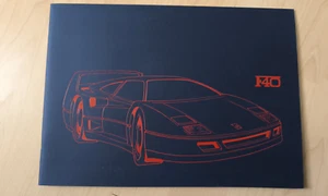 Ferrari F40 Pressemappe 1988, deutsch - Top-Rarität - Auflage 200!!! - Bild 1 von 4