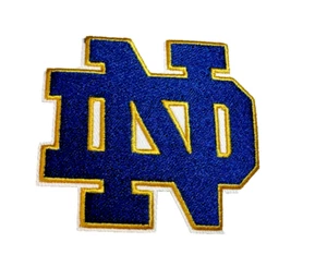 Notre Dame Irish Team Logo Embroidered 2.5in Iron / Sew-On Patch - Picture 1 of 3