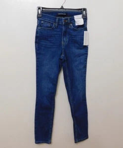 JR479 Calvin Klein Jeans Dark Blue Malibu High-Rise Skinny Ankle Jeans Size 27 - Picture 1 of 2
