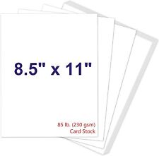 White Cardstock 8.5 X 11, 230Gsm Cover Cardstock Paper, 85 Lb Heavy Card Stock..
