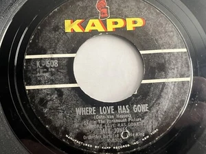 Vintage Vinyl: Jack Jones -!The Lorelei /Where Love Has Gone 45 rpm Kapp TESTED - Picture 1 of 6