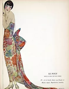 13177.Decor Poster.Room Wall design.Vintage interior art.Belle Epoque fashion - Picture 1 of 1