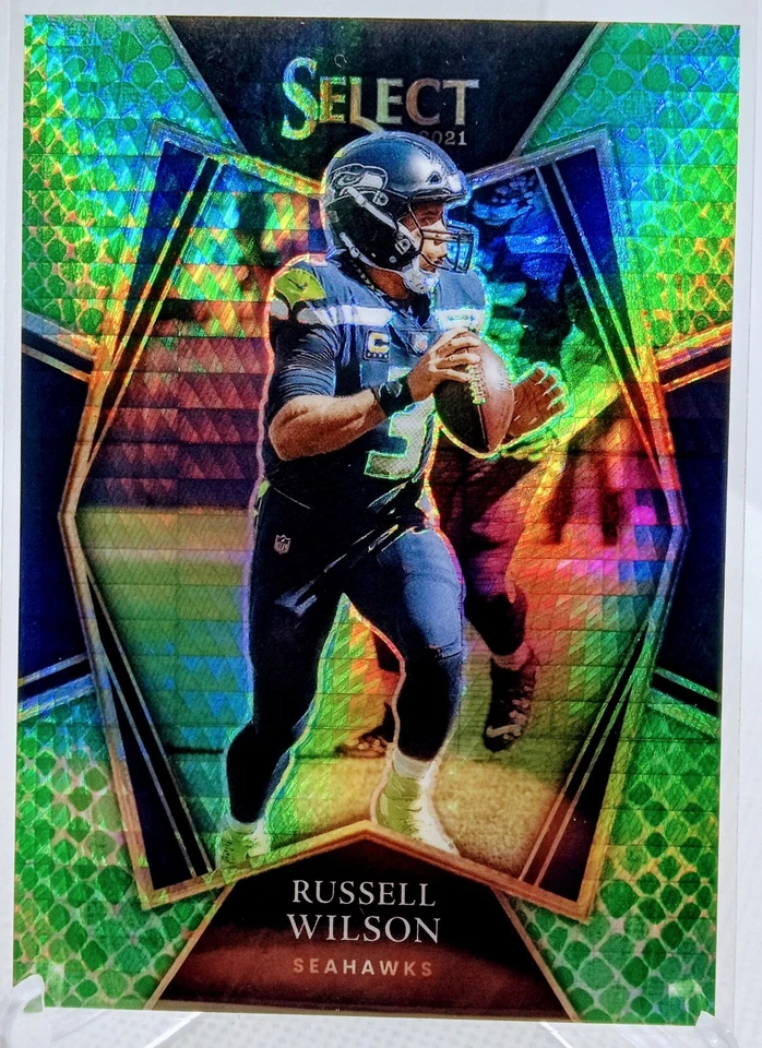 2021 Select Dragon Scale Prizm- Russell Wilson /89 Seattle Seahawks! - Image 1 of 2