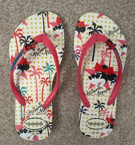 Girls Disney Minnie Mouse Havaianas Uk 12 - Picture 1 of 6