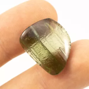 3.12g MOLDAVITE cabochon one side polished #CM1129 - Picture 1 of 2