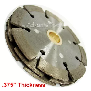 Extracción de 4 morteros triple hoja de diamante sándwich 4,5"" x 0,375"" hoja de diamante - Imagen 1 de 3