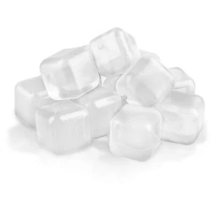 60 Pack Reusable Ice Cube for Drinks, Refreezable Plastic Ice Cubes Without - Picture 1 of 7