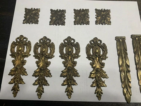 French Provincial Leaf Scroll Restoration Reclaimed Hardware antique Cover