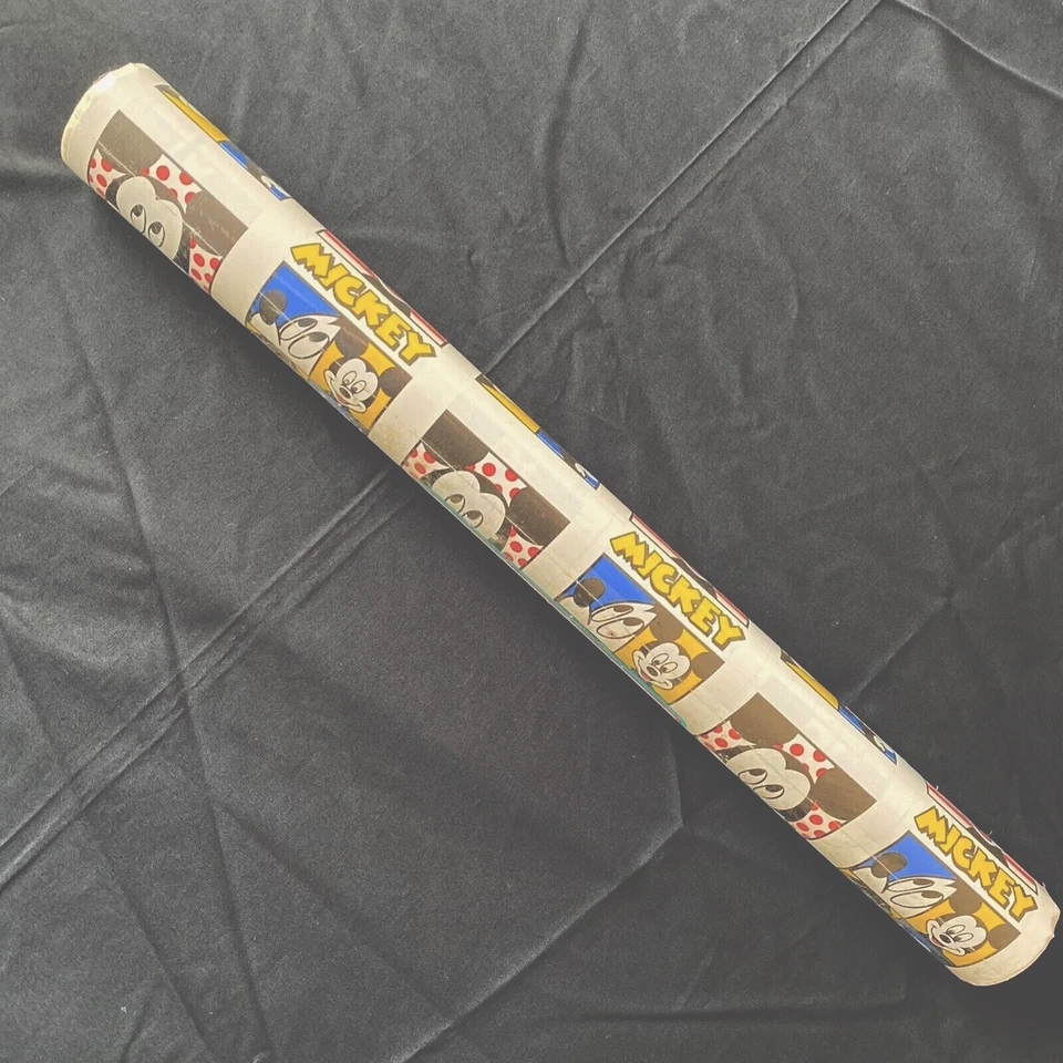 Mickey Mouse CONTACT PAPER Self Adhesive SHELF Rubbermaid DISNEY 1990 9K03