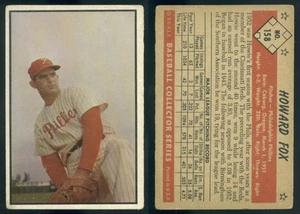 (41966) 1953 Bowman Color 158 Howard Fox Phillies-VGX - Picture 1 of 1