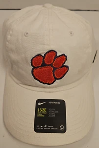 Gorra ajustable Clemson Tigers blanca con pata Nike Heritage 86 nueva con etiquetas primavera 18 - Imagen 1 de 3