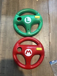 Nintendo Wii Hori Mario Kart 8 Steering Wheel Mario Luigi Racing US Seller - Picture 1 of 2
