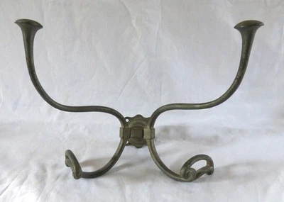Ancienne Patère Double Porte Manteau Métal - Photo 1/4