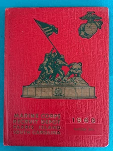 1968 Marine Corps Recruit Depot Jahrbuch Parris Island Platoon 2015 USMC - Bild 1 von 2