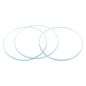 6 Stück Runde Flache Uhr Kristall Linse Glas 27 mm Durchmesser Ersatzteile transparent - Bild 1 von 6