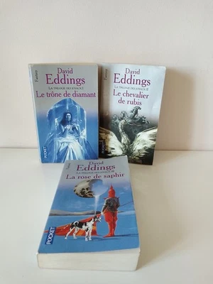 Livre -  La Trilogie Des Joyaux - Tome 1,2 Et 3 - David Eddings - Pocket - Photo 1/4