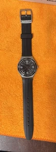SWATCH+IRONY BIG+YGS132 SHINY BLACK with NEW battery - Picture 1 of 22
