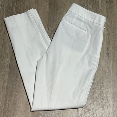 Talbots Chatham Ankle Pants Women's Size 2P White Career Office Casual EUC - Image 1 of 4
