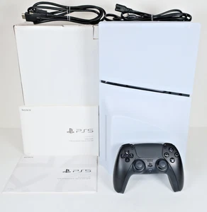Console Sony PlayStation 5 Slim Disc Edition ottima con controller + cavi + scatola - Foto 1 di 20