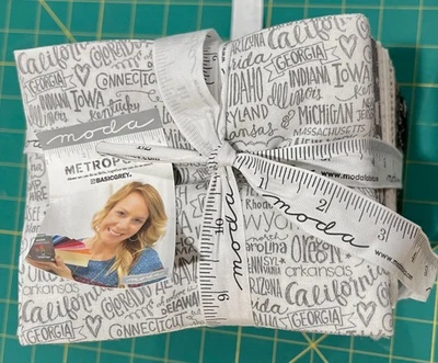 Moda 33 Fat Quarters - Metropolis by Basicgrey 18"x22" - Image 1 of 4