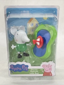 Peppa Pig Edmond Elephant's Little Boat 2.5” 2003 Jazwares nuevo sellado - Imagen 1 de 6