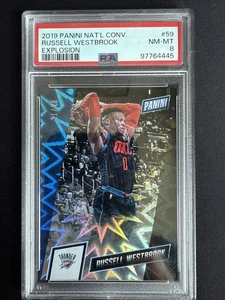 2019 Panini National Convention Russell Westbrook Explosion 21/40 PSA 8 - Picture 1 of 2