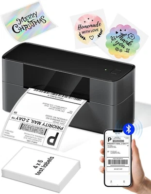 Phomemo PM245BT Versandetikettendrucker Wireless Thermo Adresse Etikettendrucker - Bild 1 von 4